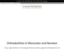 Tablet Screenshot of class1ortho.com